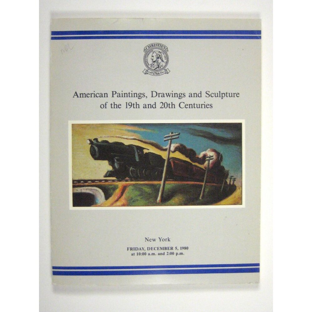 Christie's New York 1980 Catalog American Painting Drawing Art Weinman Avery